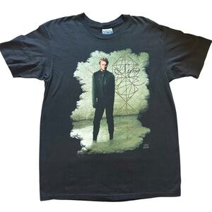 Vintage Sting 1991 Single Stitch T-Shirt The Police Rock Music Band Size L